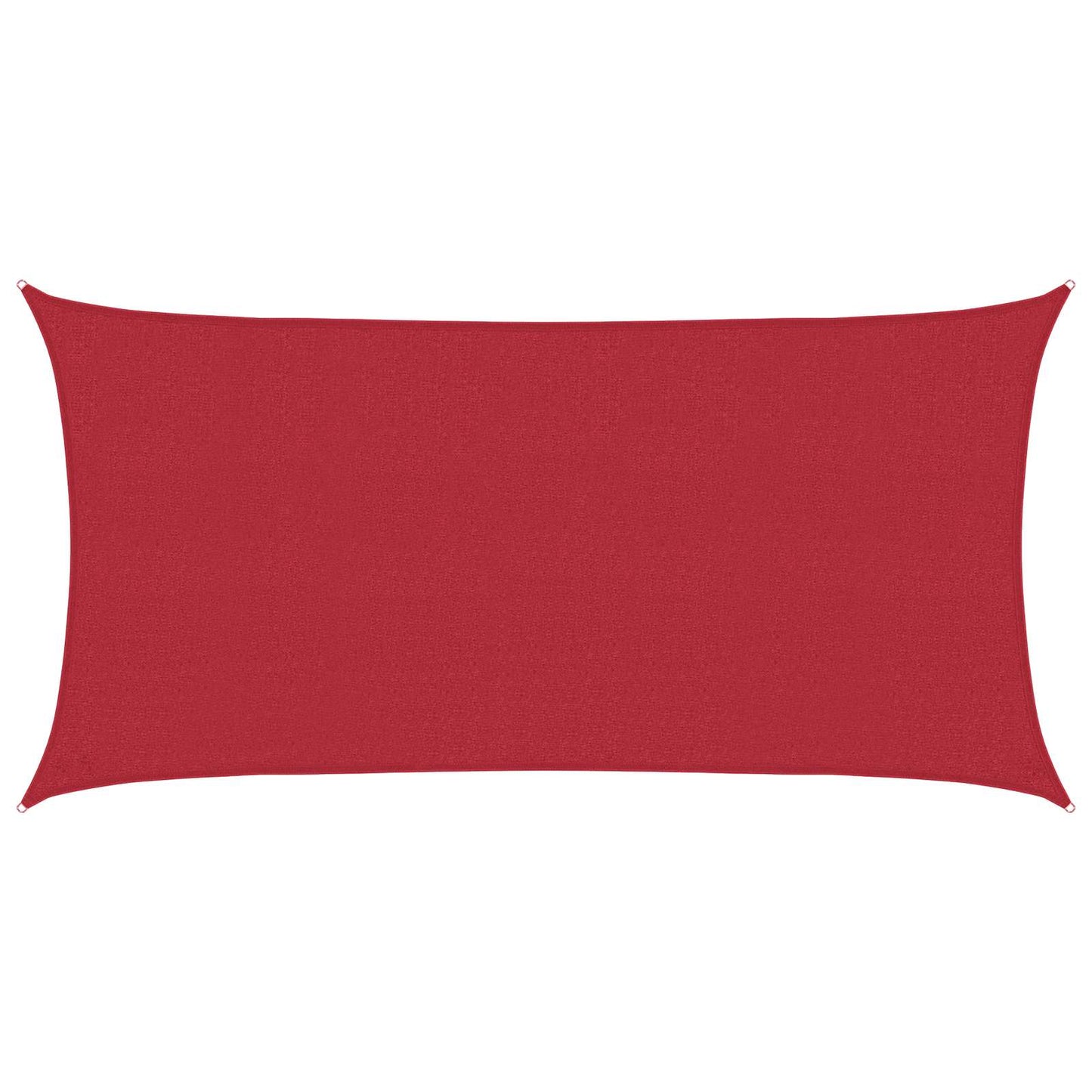 Zonneschaduwzeil Rood 2,5 x 6 m HDPE