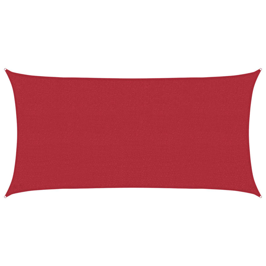 Zonneschaduwzeil Rood 2,5 x 6 m HDPE