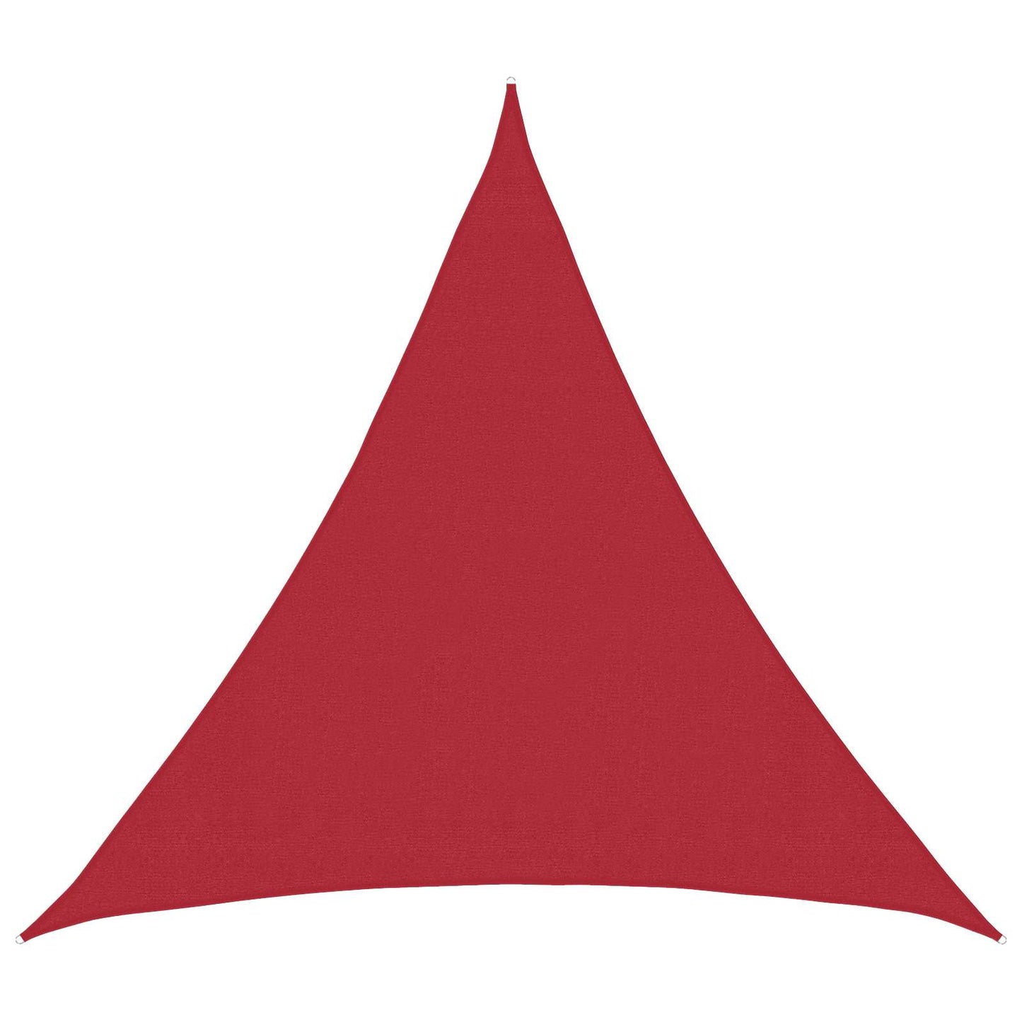 Zonneschaduwzeil Rood 2 x 2 x 2 m HDPE
