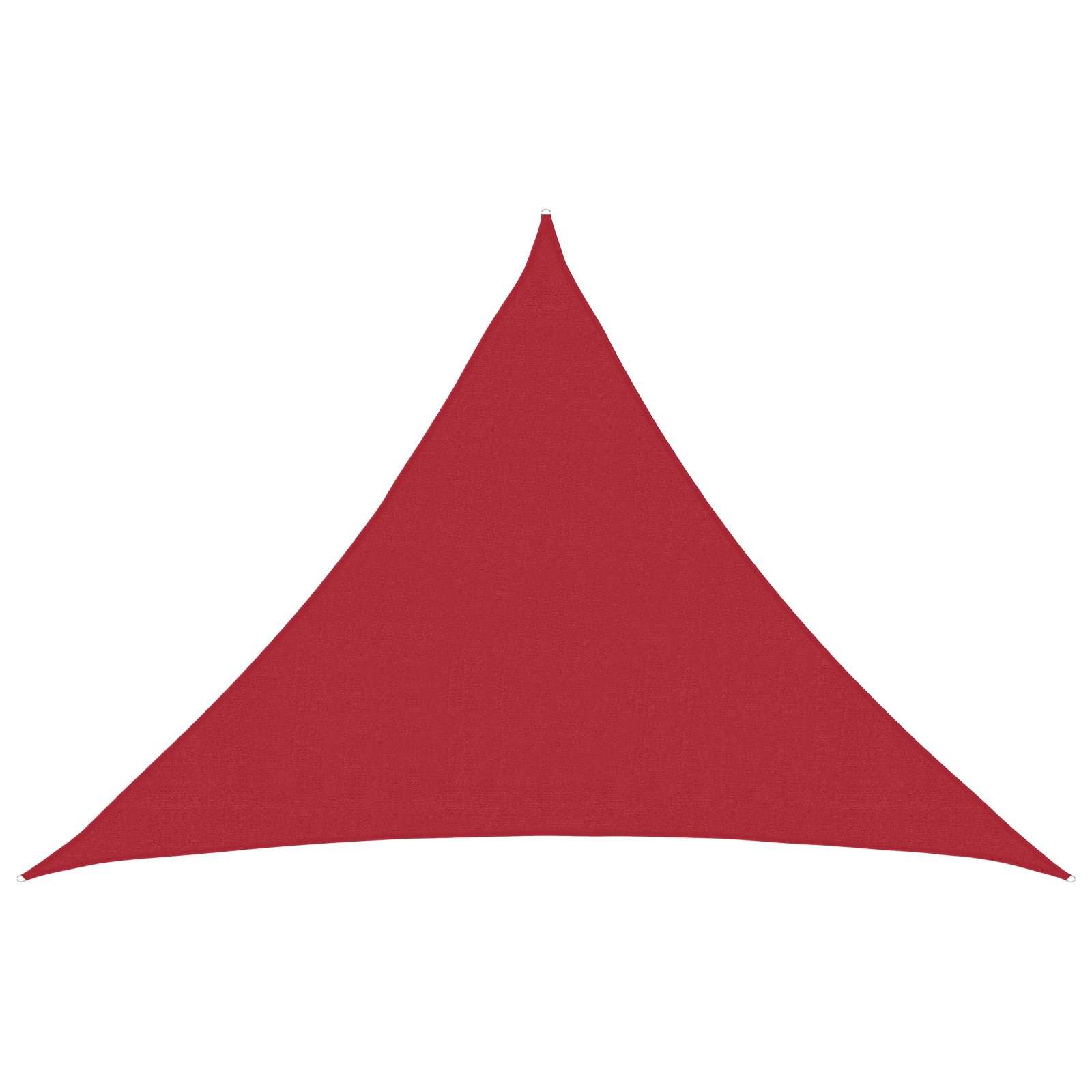 Zonneschaduwzeil Rood 7 x 5 x 5 m HDPE