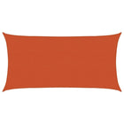 Zonneschermzeil 2,5 x 6 m oranje HDPE