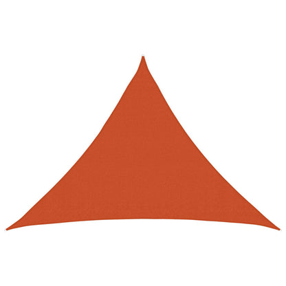 Zonneschaduwzeil Oranje 7 x 5 x 5 m HDPE