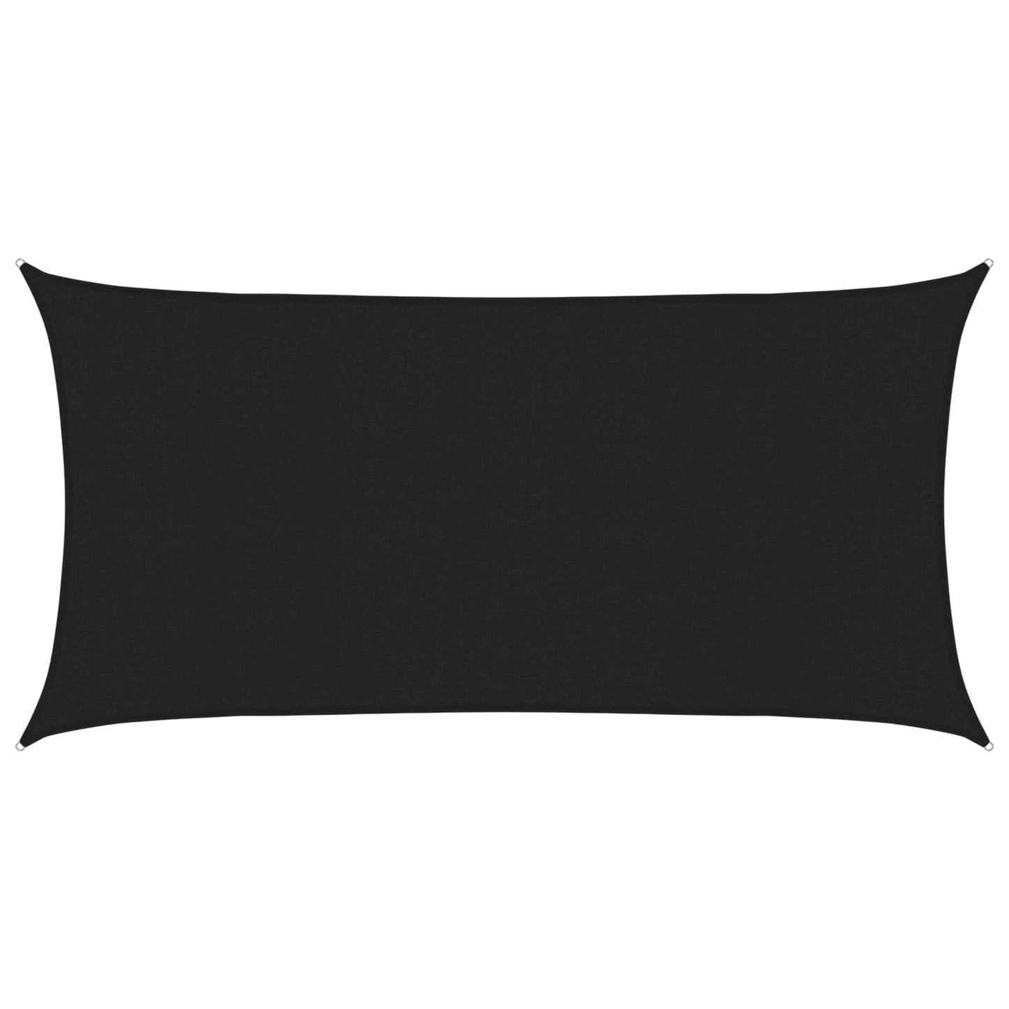 Zonneschaduwzeil Zwart 2,5 x 6 m HDPE
