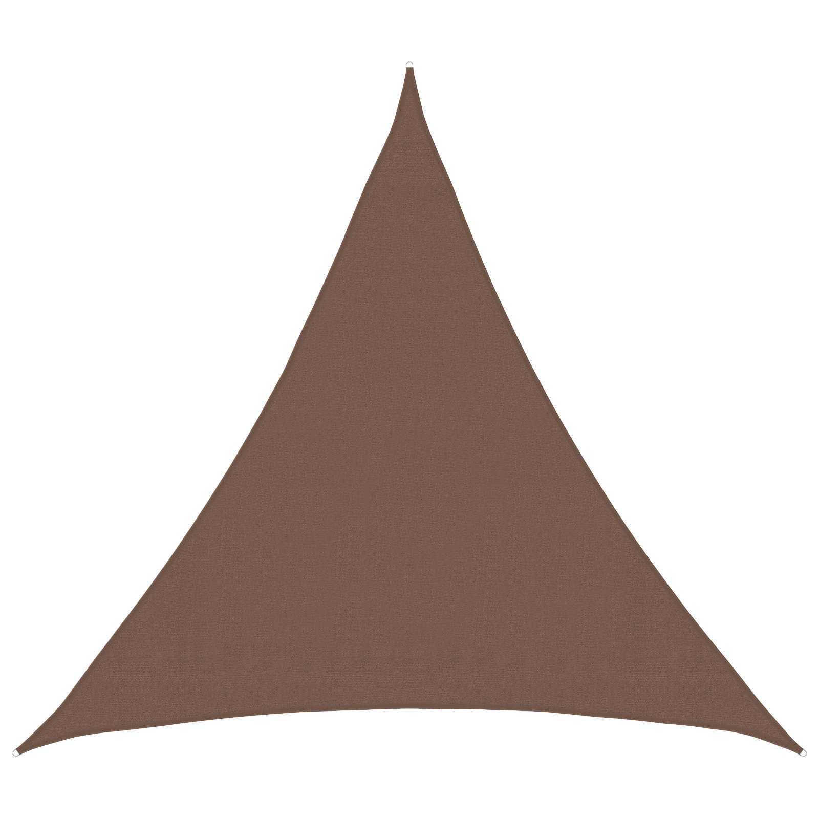 Zonneschaduwzeil Bruin 2 x 2 x 2 m HDPE