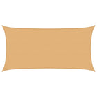 Sun Shade Sail Sand 2.5 x 6 m HDPE