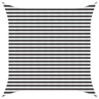Sun Shade Sail Anthracite and White 3.6 x 3.6 m HDPE