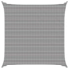Sun Shade Sail Anthracite and White 7 x 7 m HDPE