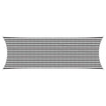 Zonneschaduwzeil Antraciet en Wit 2 x 6 m HDPE