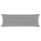 Sun Shade Sail Anthracite and White 2 x 6 m HDPE