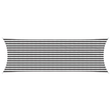 Zonneschaduwzeil Antraciet en Wit 2 x 6 m HDPE