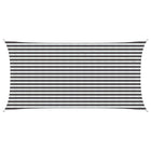 Sun Shade Sail Anthracite and White 2.5 x 6 m HDPE