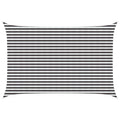 Zonneschaduwzeil Antraciet en Wit 3 x 4,5 m HDPE