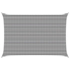 Sun Shade Sail Anthracite and White 4 x 5 m HDPE