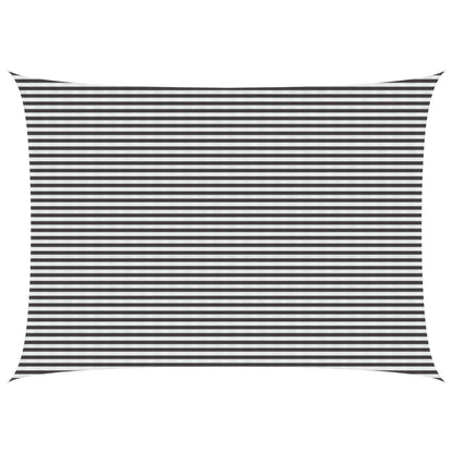 Zonneschaduwzeil Antraciet en Wit 5 x 7 m HDPE