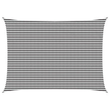 Zonneschaduwzeil Antraciet en Wit 5 x 8 m HDPE