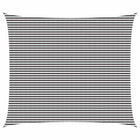 Sun Shade Sail Anthracite and White 6 x 7 m HDPE