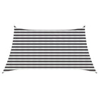 Sun Shade Sail Anthracite and White 3 / 4 x 2 m HDPE