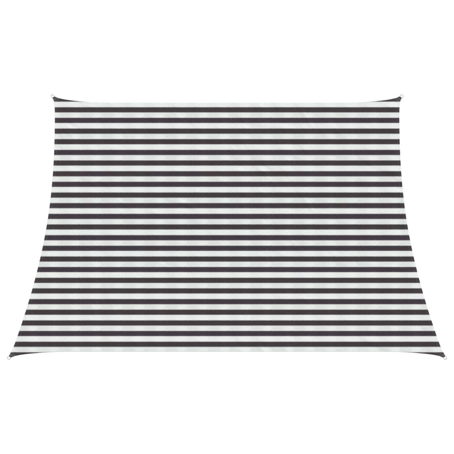 Zonneschaduwzeil Antraciet en Wit 3 / 4 x 3 m HDPE
