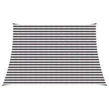 Zonneschaduwzeil Antraciet en Wit 3 / 4 x 3 m HDPE