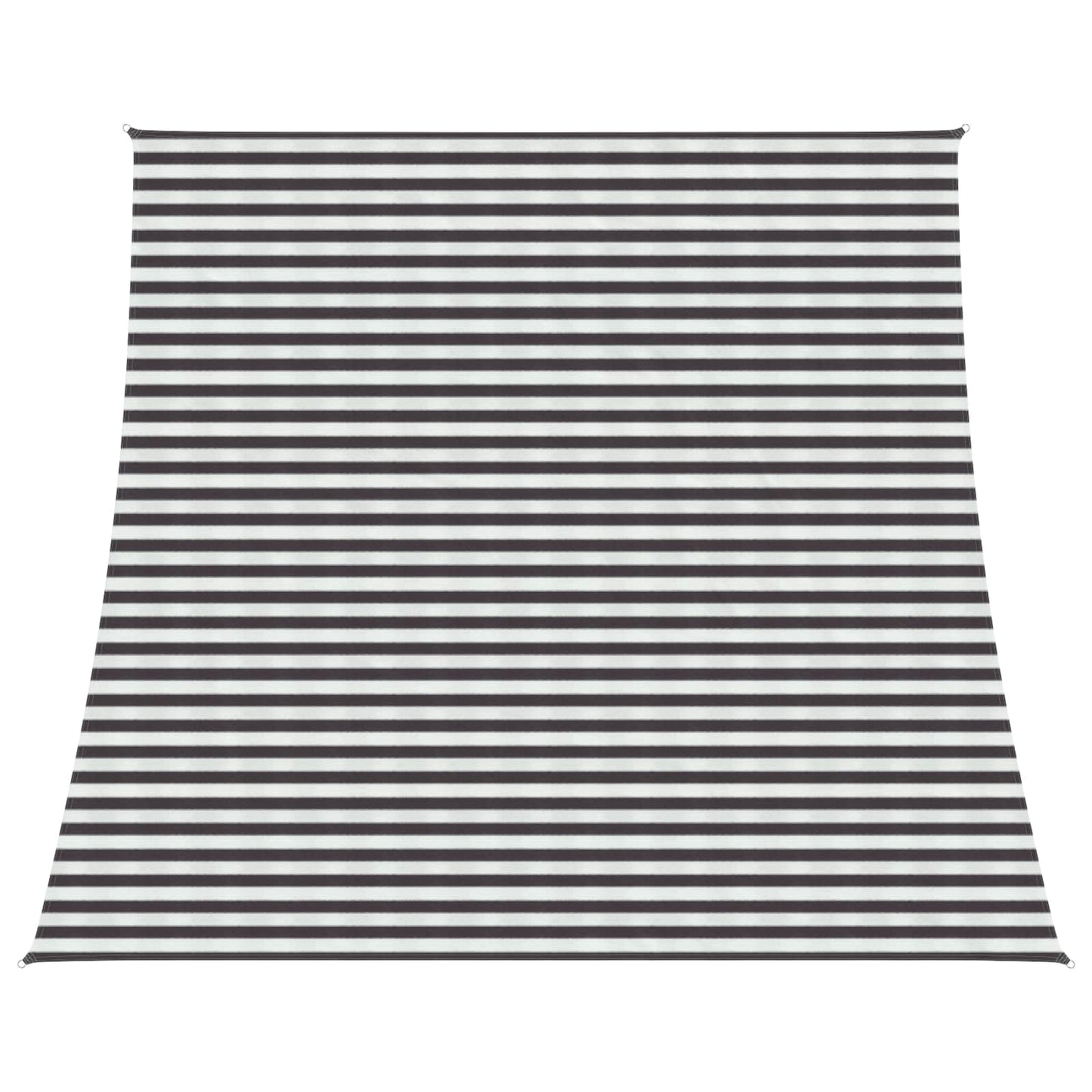 Zonneschaduwzeil Antraciet en Wit 4 / 5 x 4 m HDPE