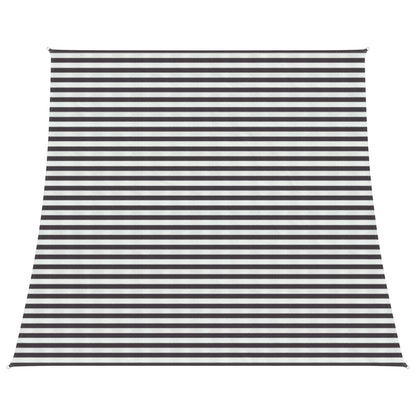Zonneschaduwzeil Antraciet en Wit 4 / 5 x 4 m HDPE