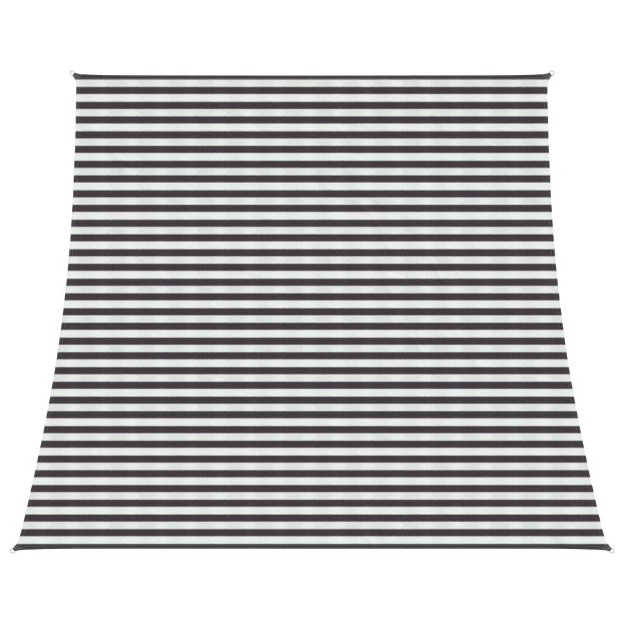 Zonneschaduwzeil Antraciet en Wit 4 / 5 x 4 m HDPE