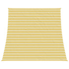 Sun Shade Sail Yellow and White 4 / 5 x 4 m HDPE