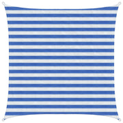 Zonnescherm 2x2 m blauw wit HDPE