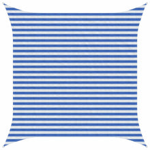 Zonneschaduwzeil Blauw en Wit 3 x 3 m HDPE