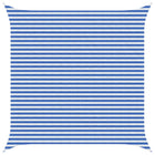 Sun Shade Sail Blue and White 4.5 x 4.5 m HDPE