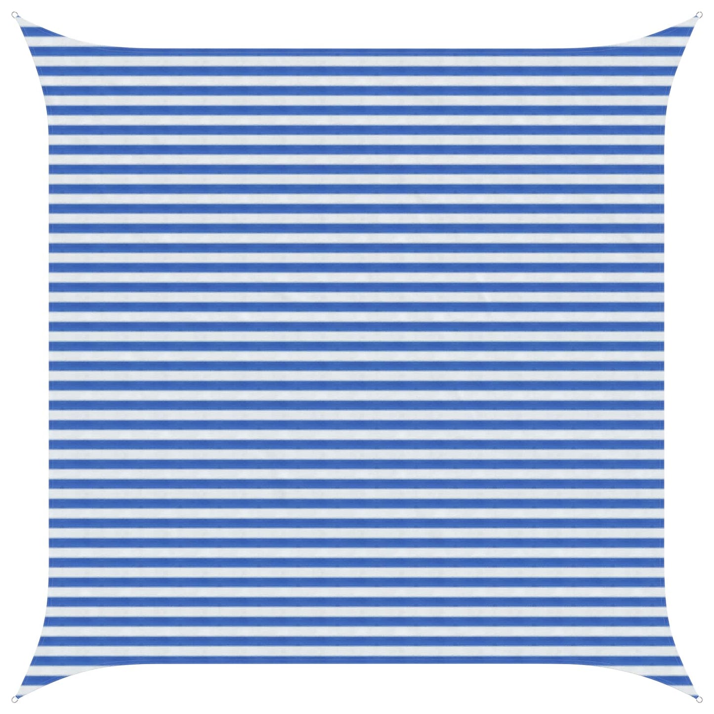 Zonneschaduwzeil Blauw en Wit 4,5 x 4,5 m HDPE
