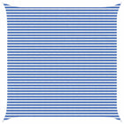 Sun Shade Sail Blue and White 5 x 5 m HDPE