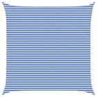 Sun Shade Sail Blue and White 6 x 6 m HDPE