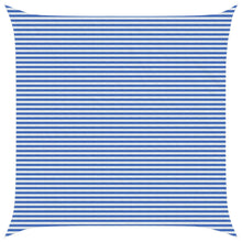 Zonneschaduwzeil Blauw en Wit 7 x 7 m HDPE