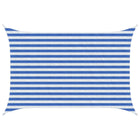 Zonneschermzeil 2 x 2,5 m blauw wit HDPE