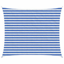 Zonneschaduwzeil Blauw en Wit 2,5 x 3 m HDPE