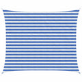 Zonneschaduwzeil Blauw en Wit 2,5 x 4 m HDPE