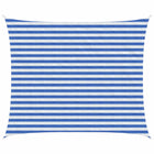 Sun Shade Sail Blue and White 2.5 x 4 m HDPE
