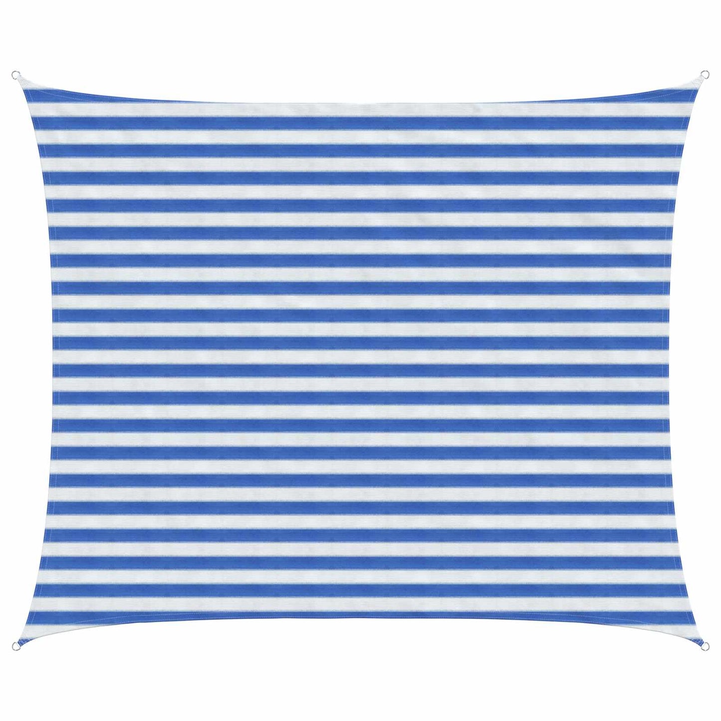 Zonneschaduwzeil Blauw en Wit 2,5 x 4 m HDPE