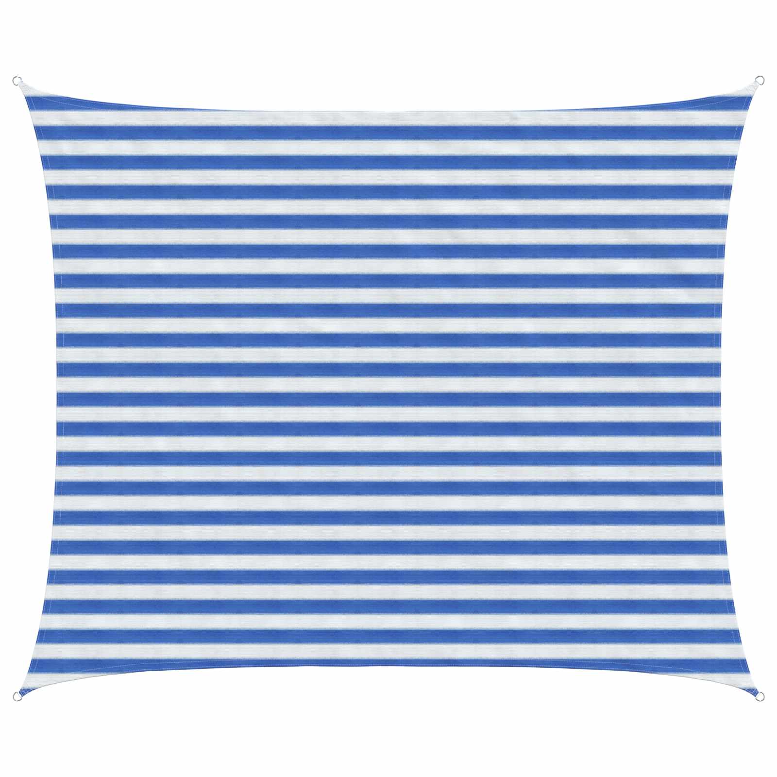 Zonneschaduwzeil Blauw en Wit 2,5 x 4 m HDPE