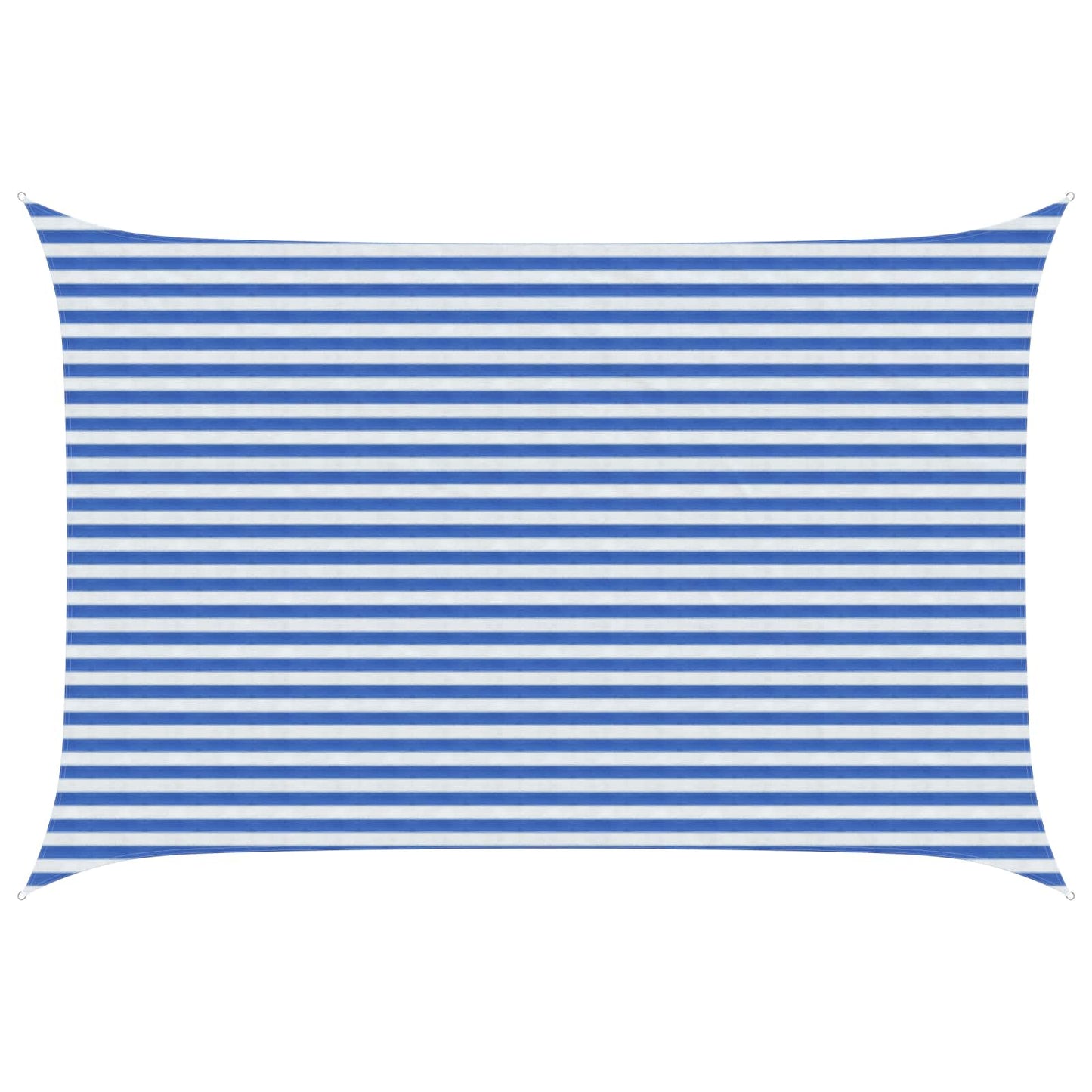 Zonneschaduwzeil Blauw en Wit 3 x 4 m HDPE