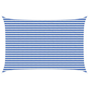 Zonnescherm 3 x 4 m blauw wit HDPE