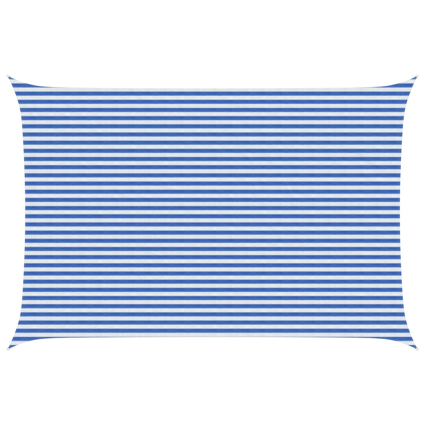 Zonneschaduwzeil Blauw en Wit 4 x 5 m HDPE