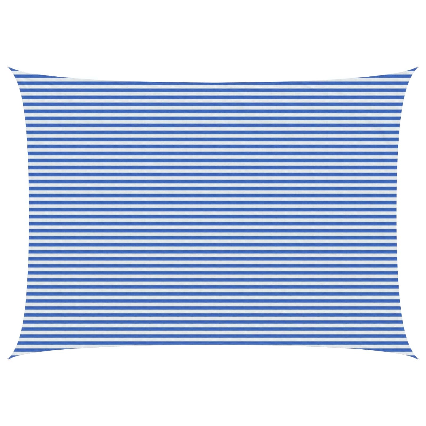 Zonneschaduwzeil Blauw en Wit 5 x 8 m HDPE