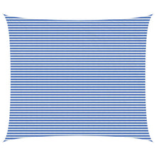 Zonneschaduwzeil Blauw en Wit 6 x 7 m HDPE