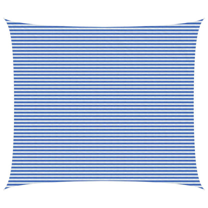 Zonneschaduwzeil Blauw en Wit 6 x 8 m HDPE