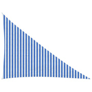 Schaduwdoek driehoekig 3x4x5 m blauw wit HDPE