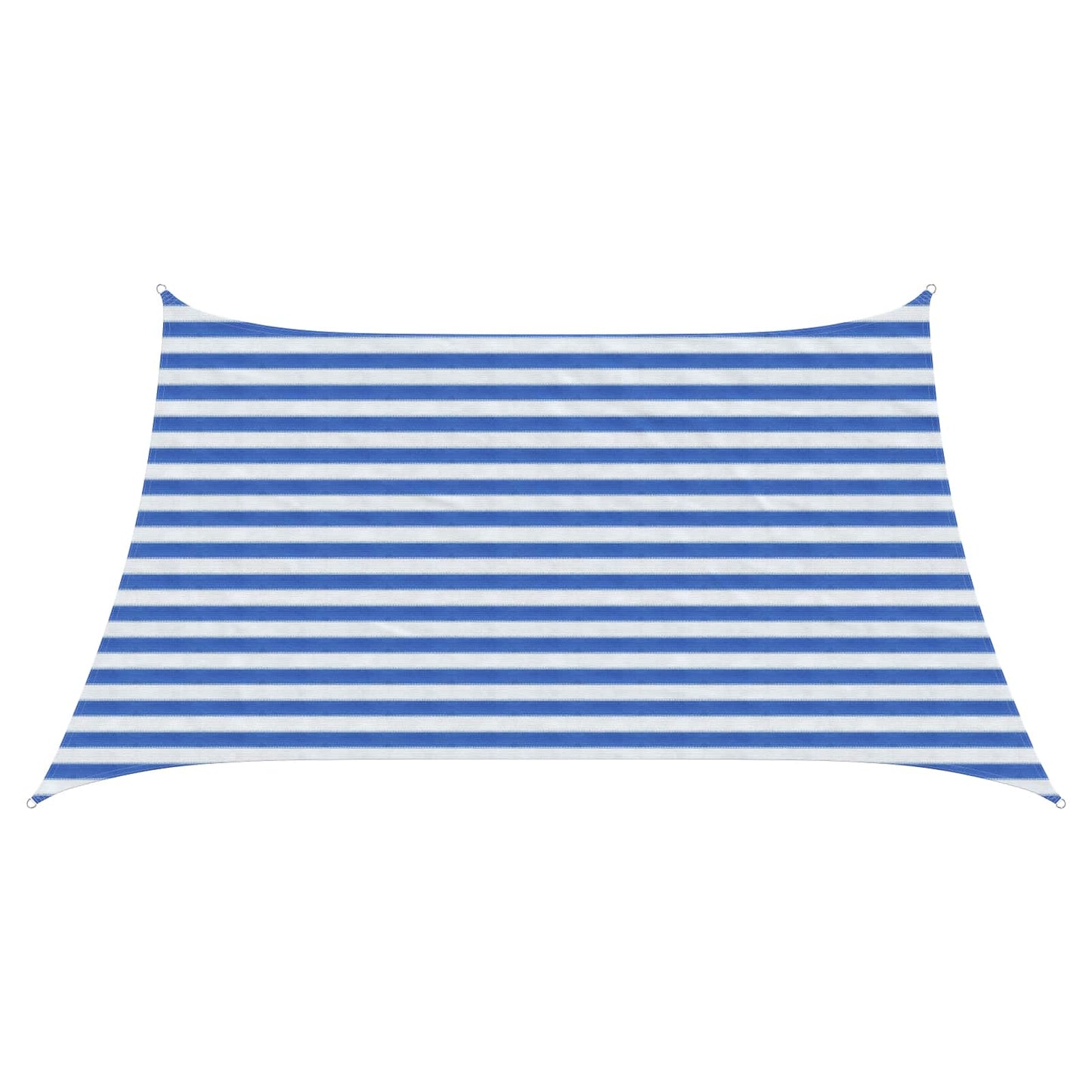 Zonneschaduwzeil Blauw en Wit 3 / 4 x 2 m HDPE