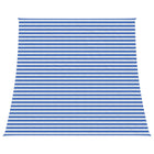 Sun Shade Sail Blue and White 4 / 5 x 4 m HDPE