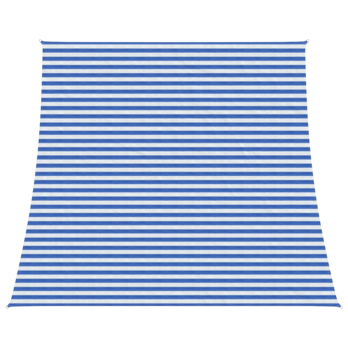 Zonneschaduwzeil Blauw en Wit 4 / 5 x 4 m HDPE